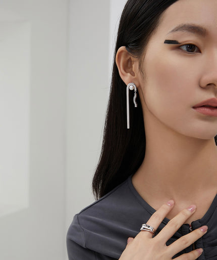 Eccentric Elegance Drop Earrings