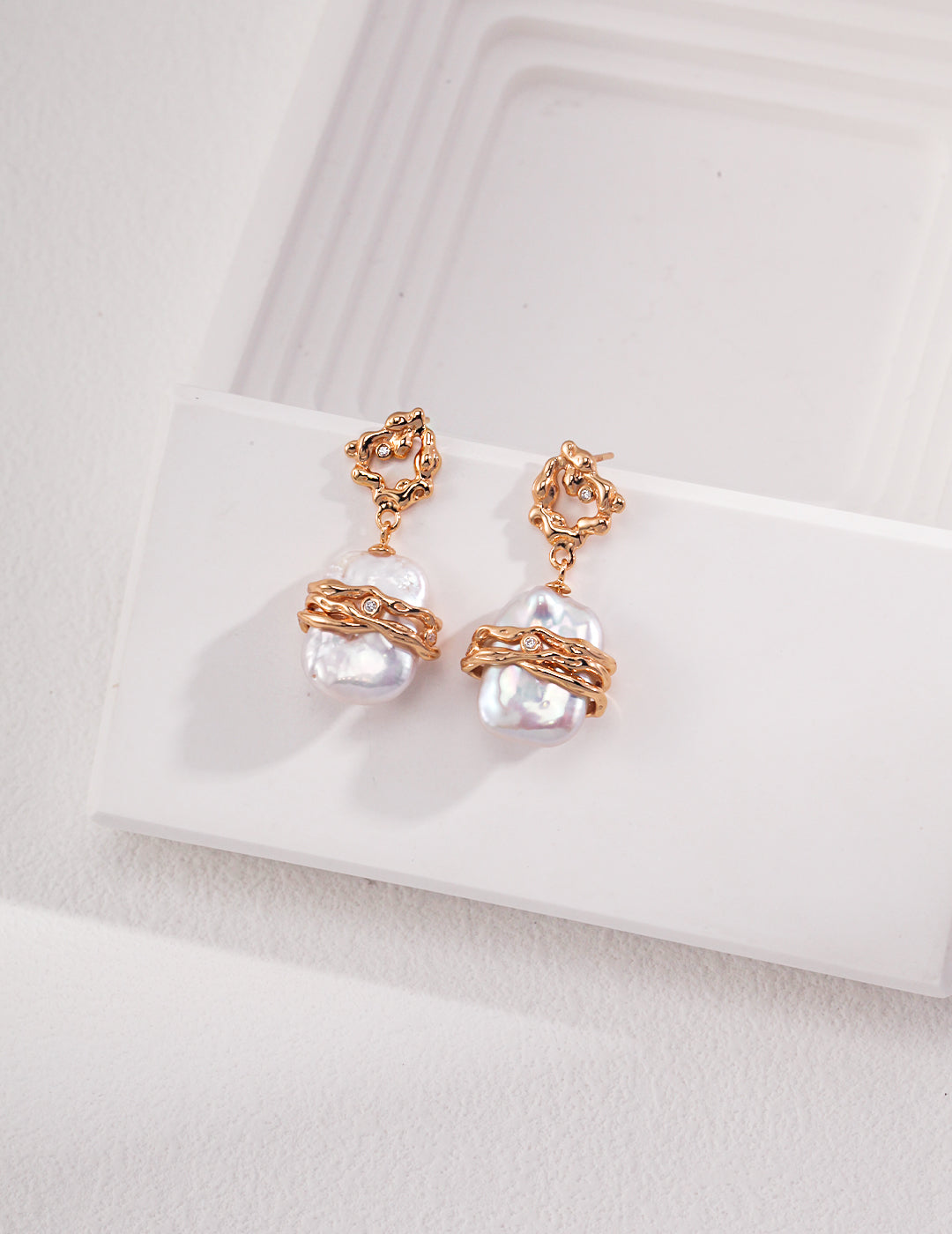 Heavenly Reflection Drop Earrings