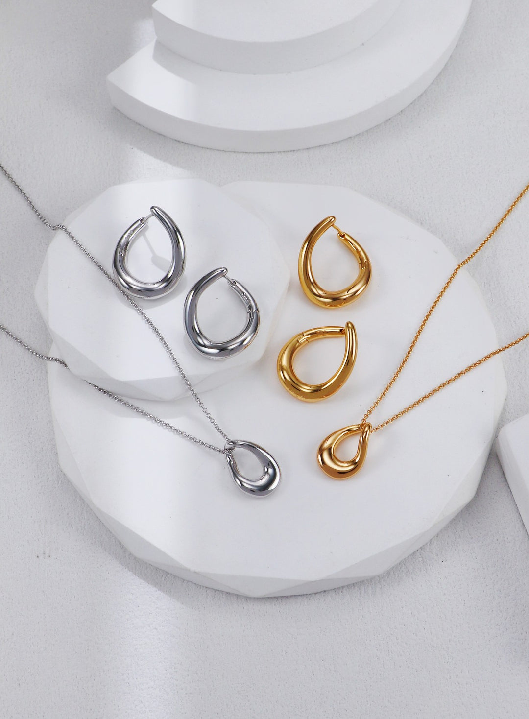 Helical Elegance Hoops