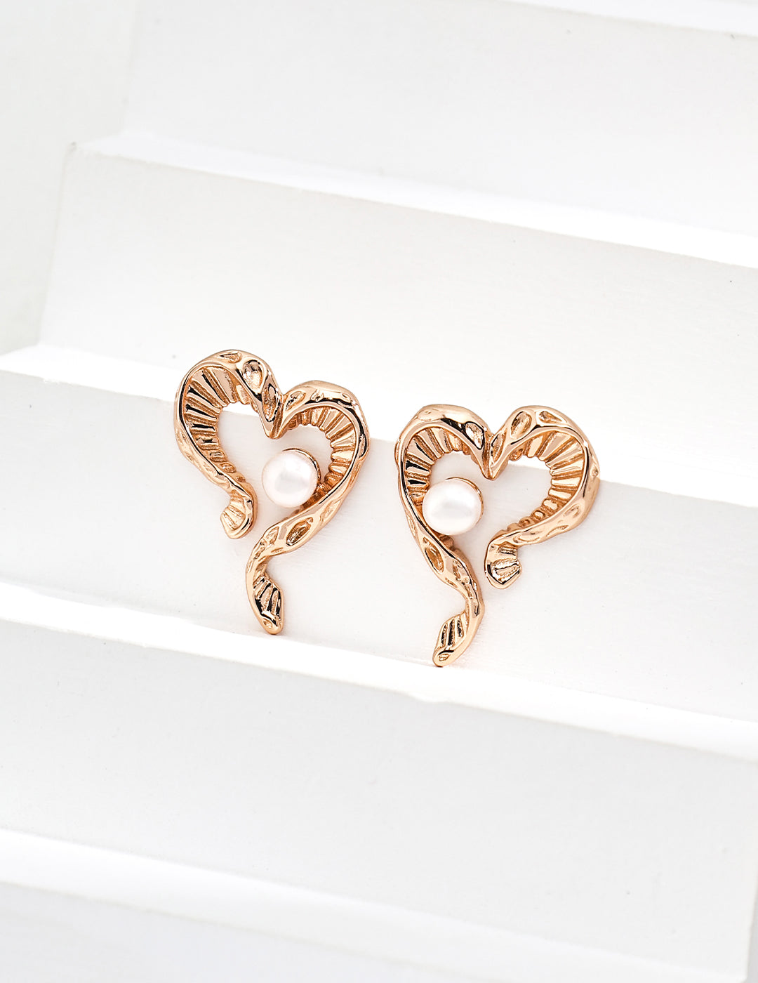 Lustrous Love Studs