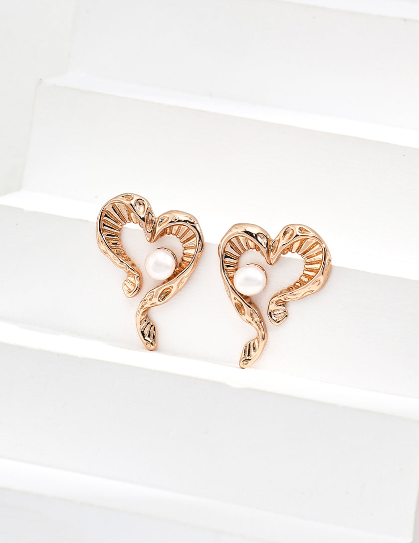 Lustrous Love Studs