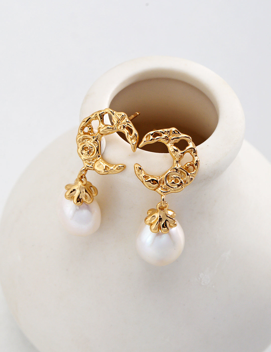 Eternal Pearl Drop Earrings