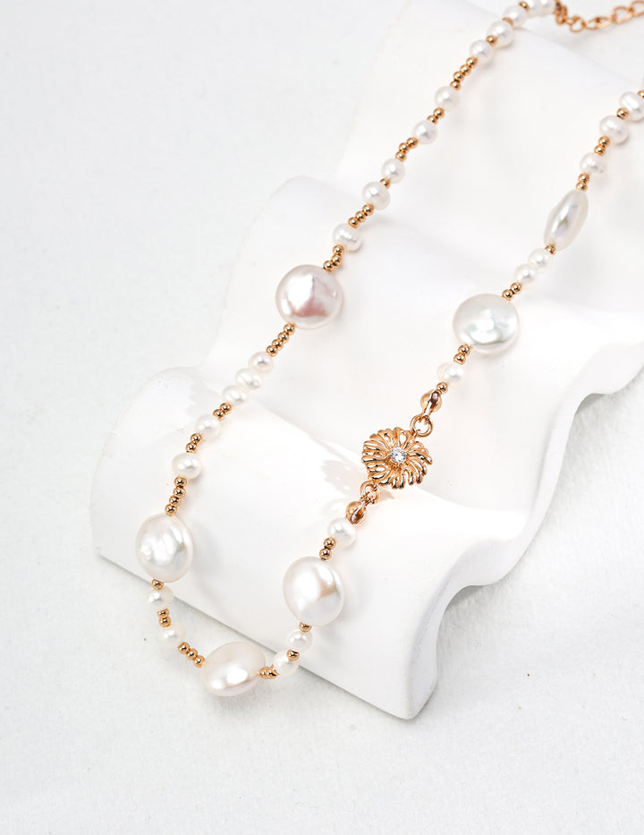 Golden Heirloom Pearl Necklace