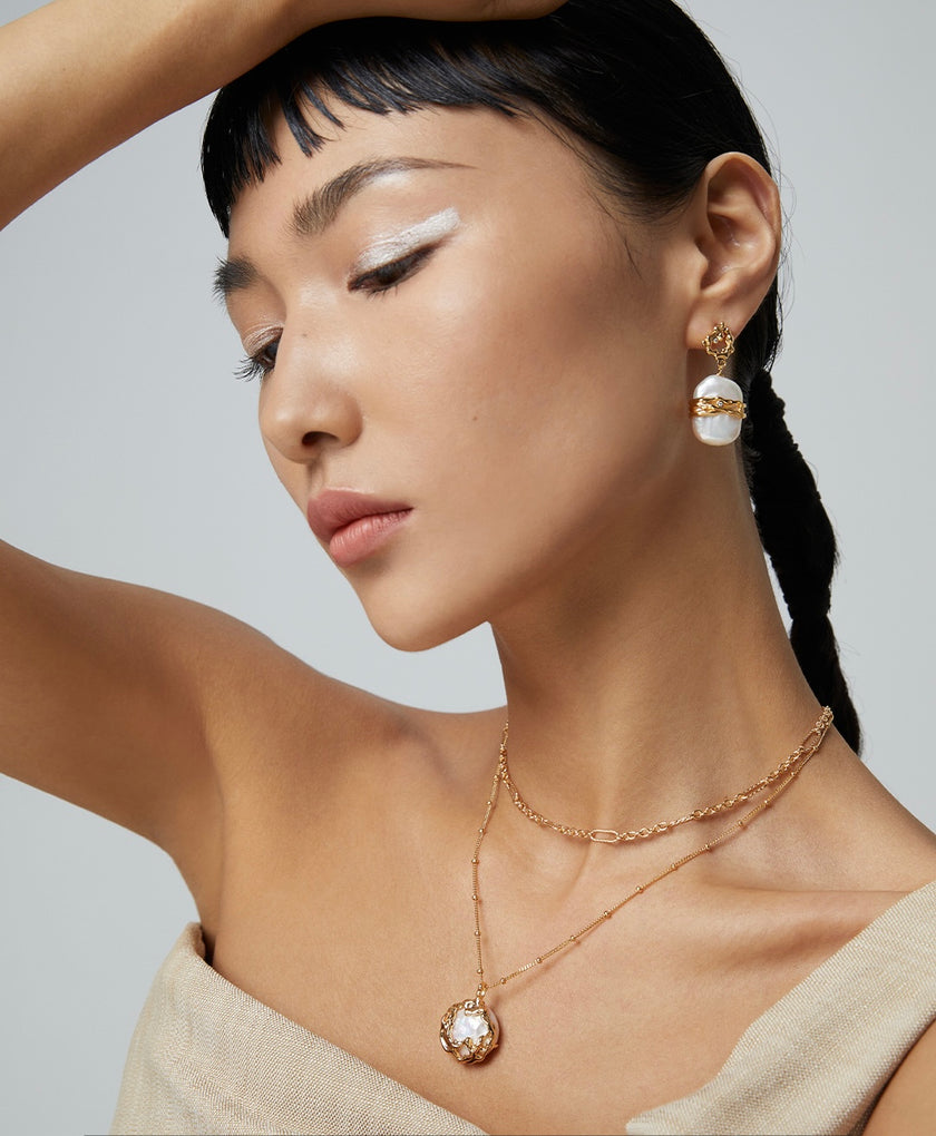 Heavenly Reflection Drop Earrings
