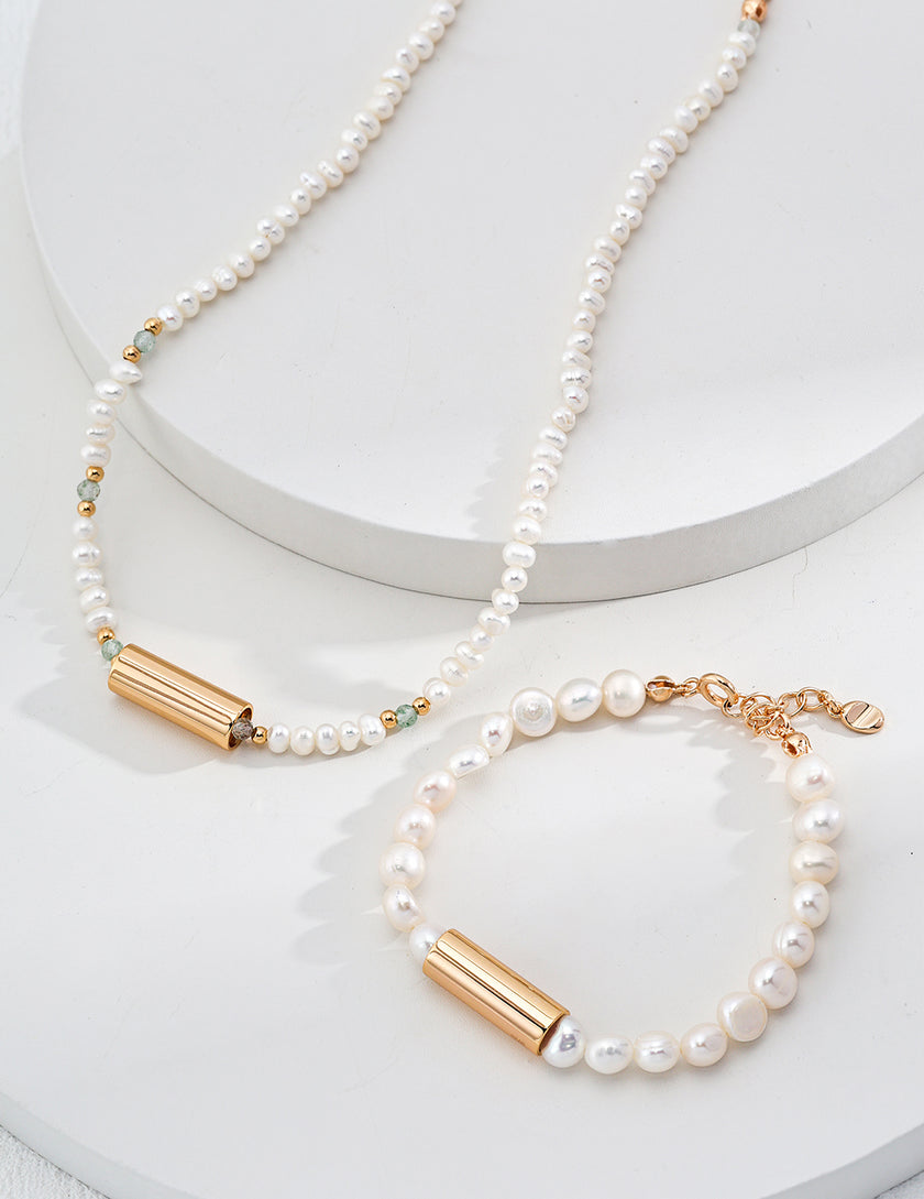 Lustrous Pearl Wrap Bracelet