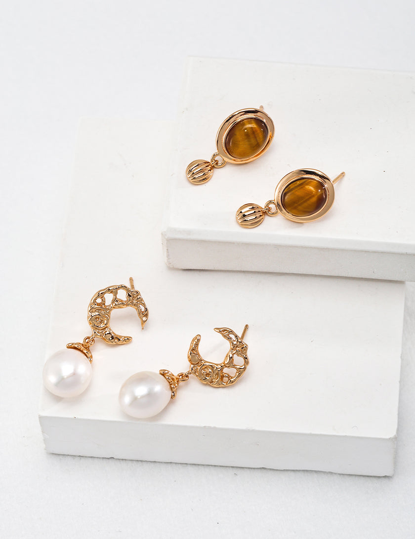 Eternal Pearl Drop Earrings
