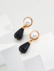 Agate Silhouette Drop Earrings