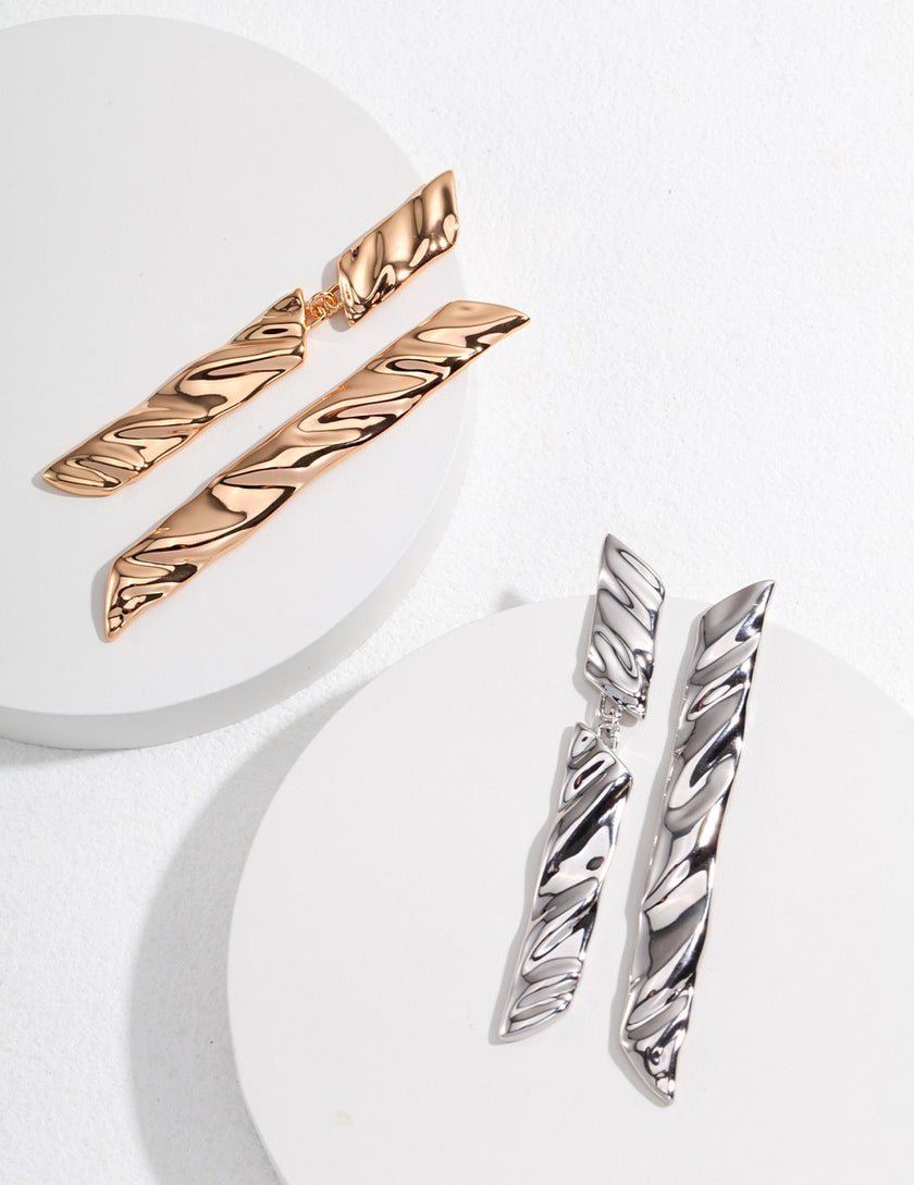 Irregular Illusion Drop Earrings