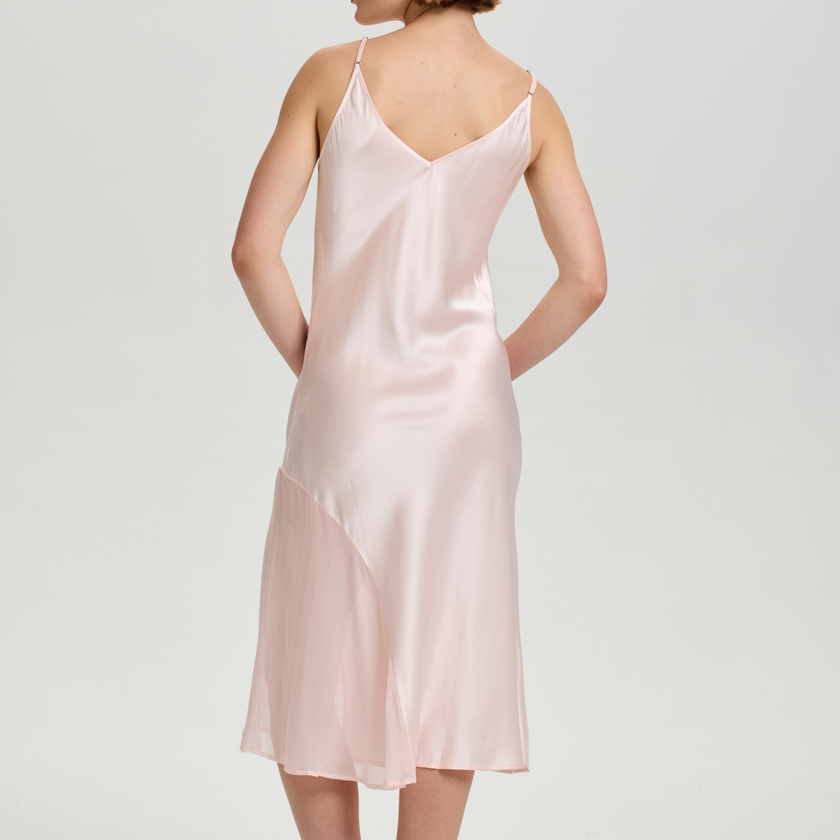 Dusk Rose Silk Slip