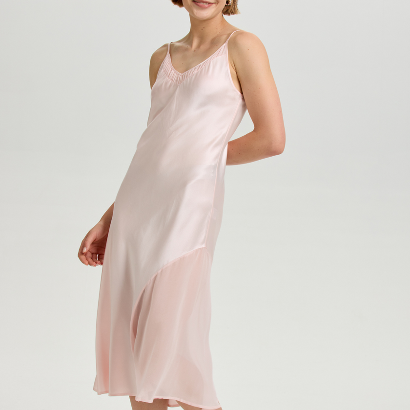 Dusk Rose Silk Slip