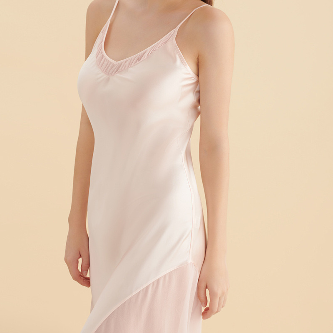 Dusk Rose Silk Slip