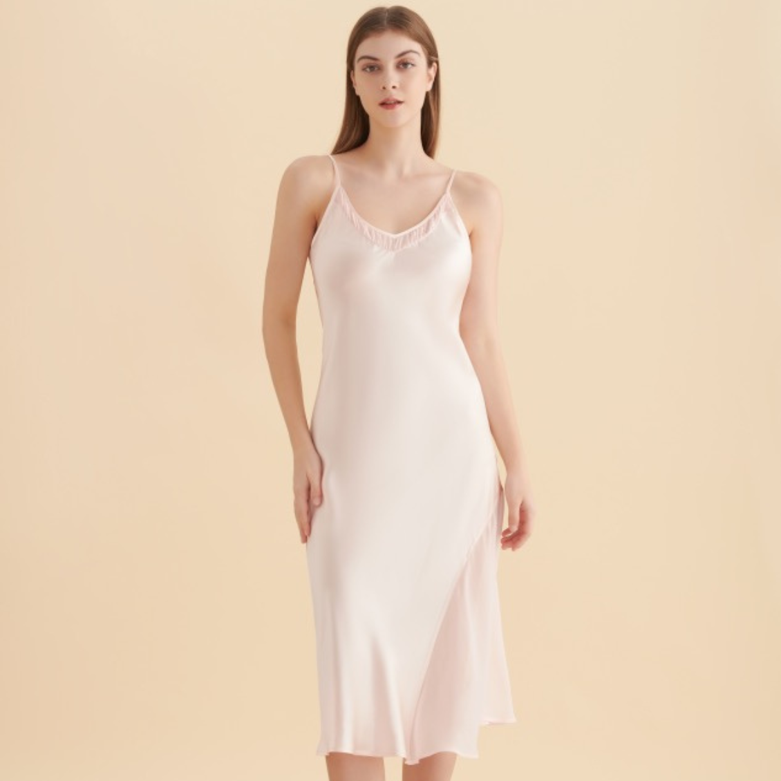 Dusk Rose Silk Slip
