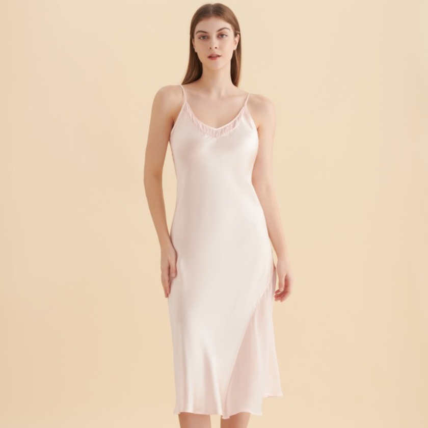 Dusk Rose Silk Slip
