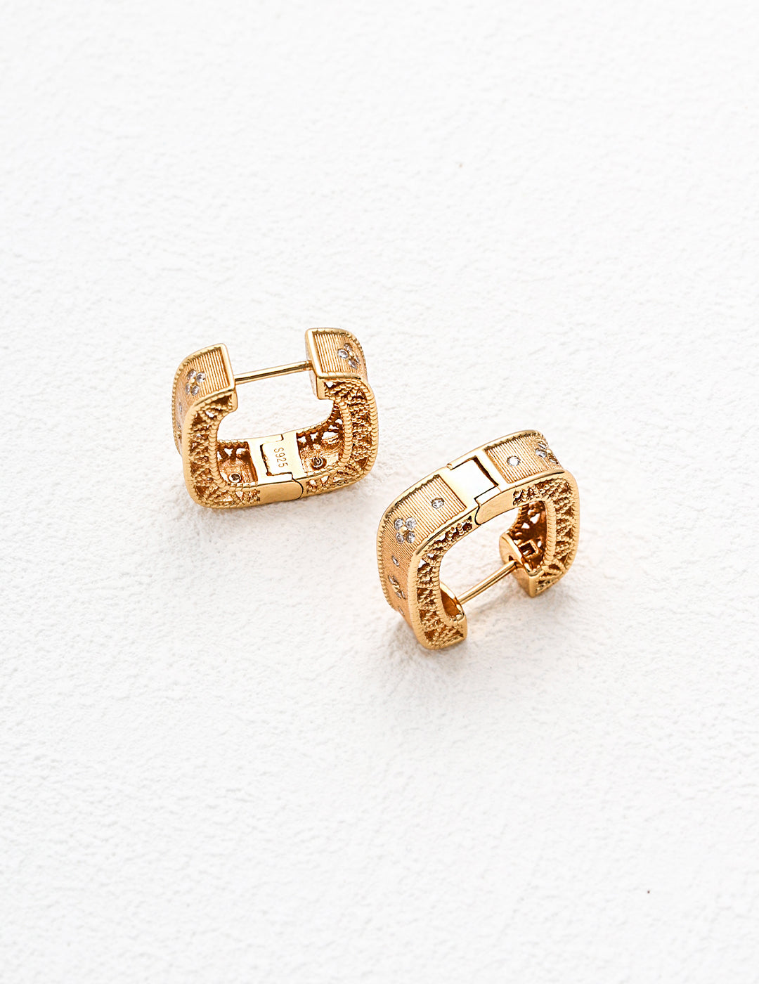 Deco Intrigue Hoop Earrings