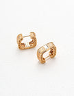 Deco Intrigue Hoop Earrings
